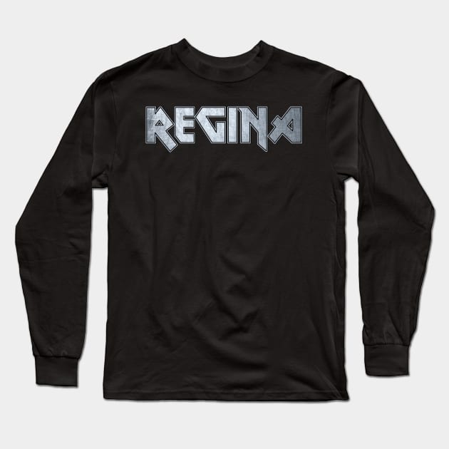 Heavy metal Regina Long Sleeve T-Shirt by KubikoBakhar